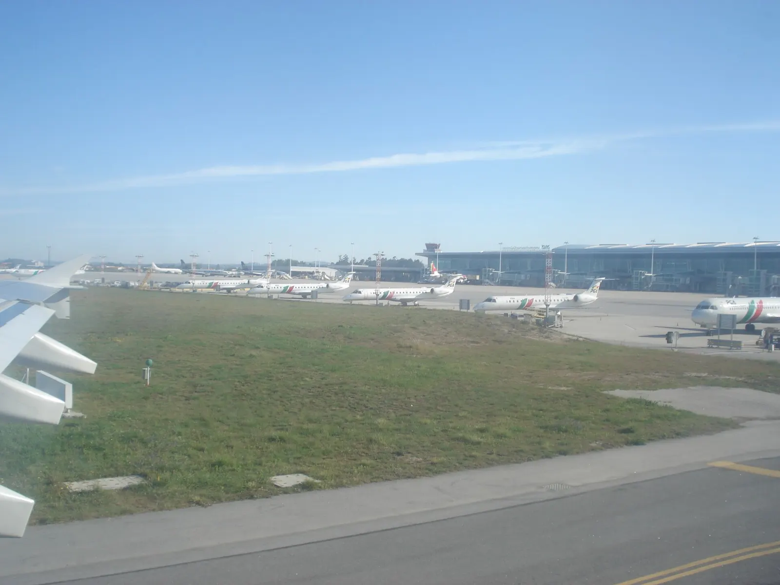 A view of the tarmac at Port-Sá Carneiro International Airport, in the municipality of Porto, Portugal