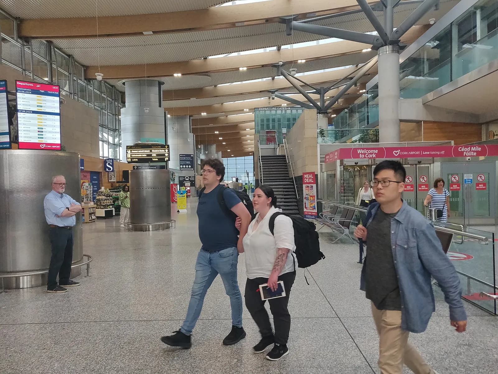 Inside Cork Airport Terminal