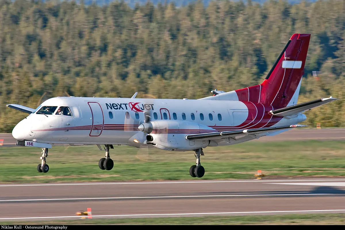 NextJet Saab 340 at Åre Östersund Airport
