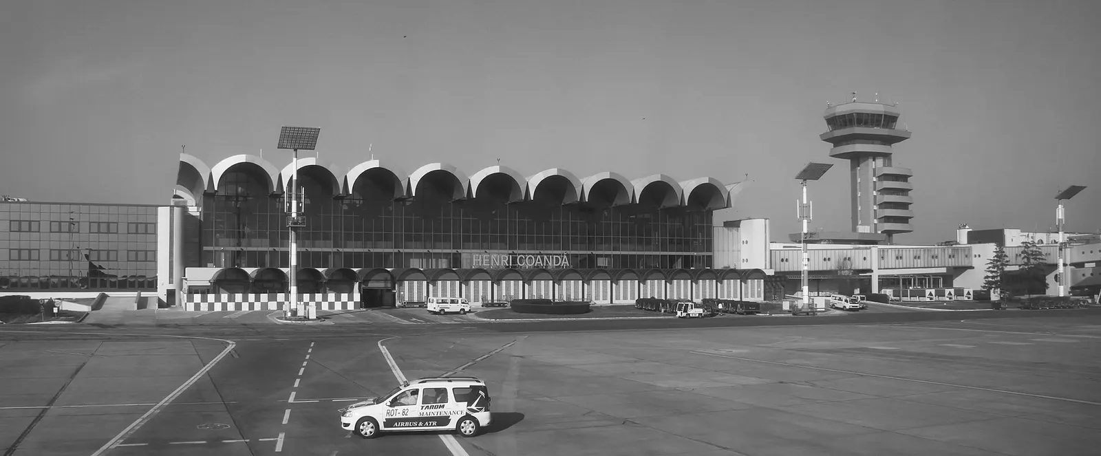Henri Coandă International Airport is Romania's busiest international airport, and it is located in Otopeni, 16.5 km (10.3 mi) north of Bucharest's city centre