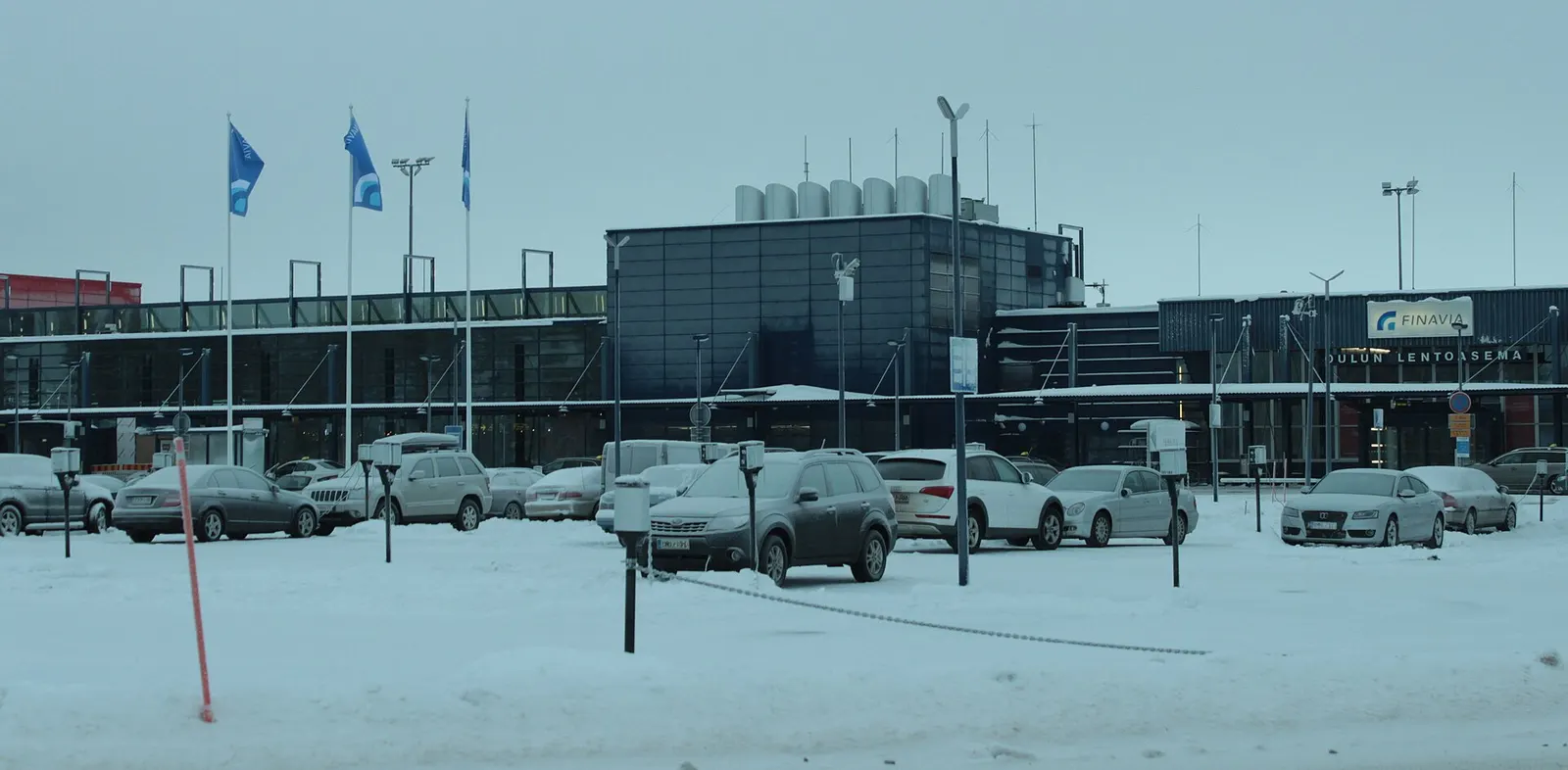 Terminal of Oulu Airport (OUL/EFOU) in Oulu, Finland.