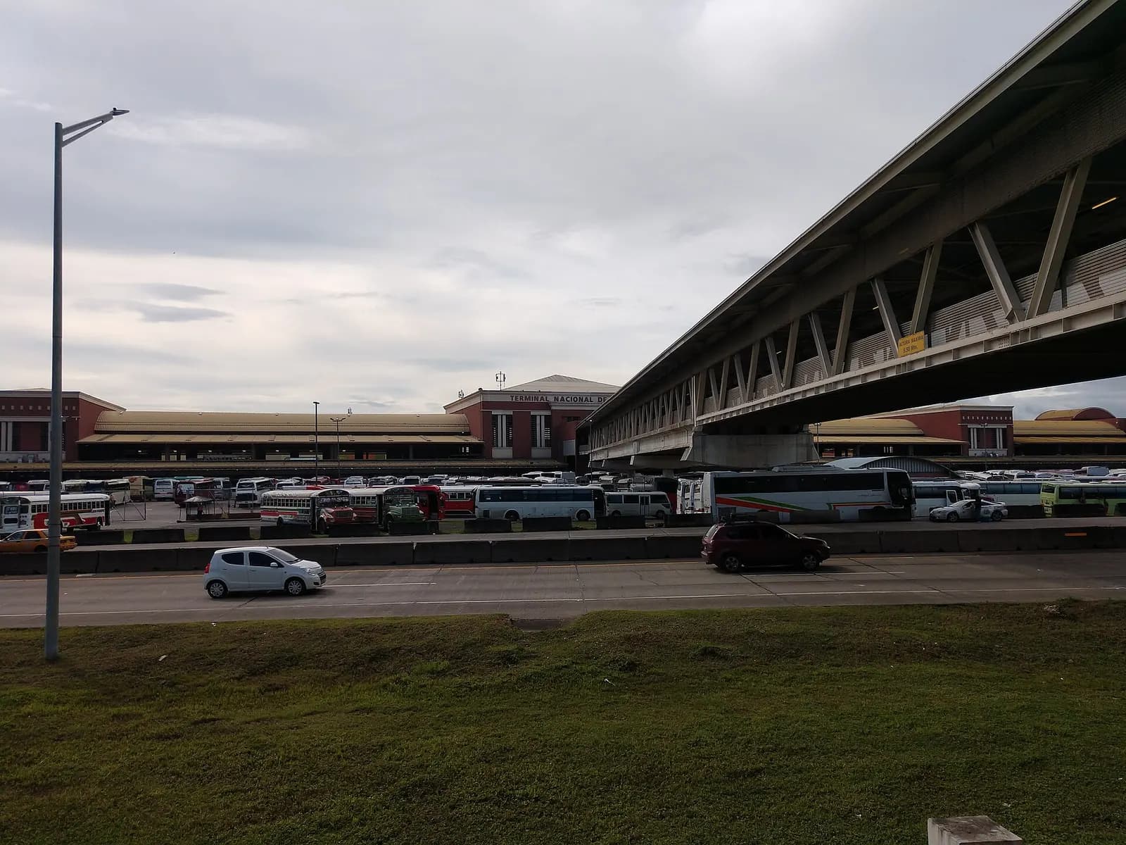 Exterior facade of Panama City’s Gran Terminal Nacional de Transporte at Albrook.