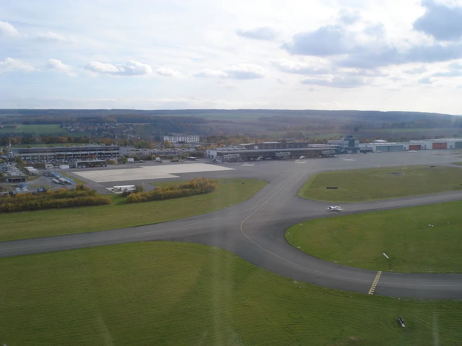 Terminal building at Paderborn Lippstadt Airport