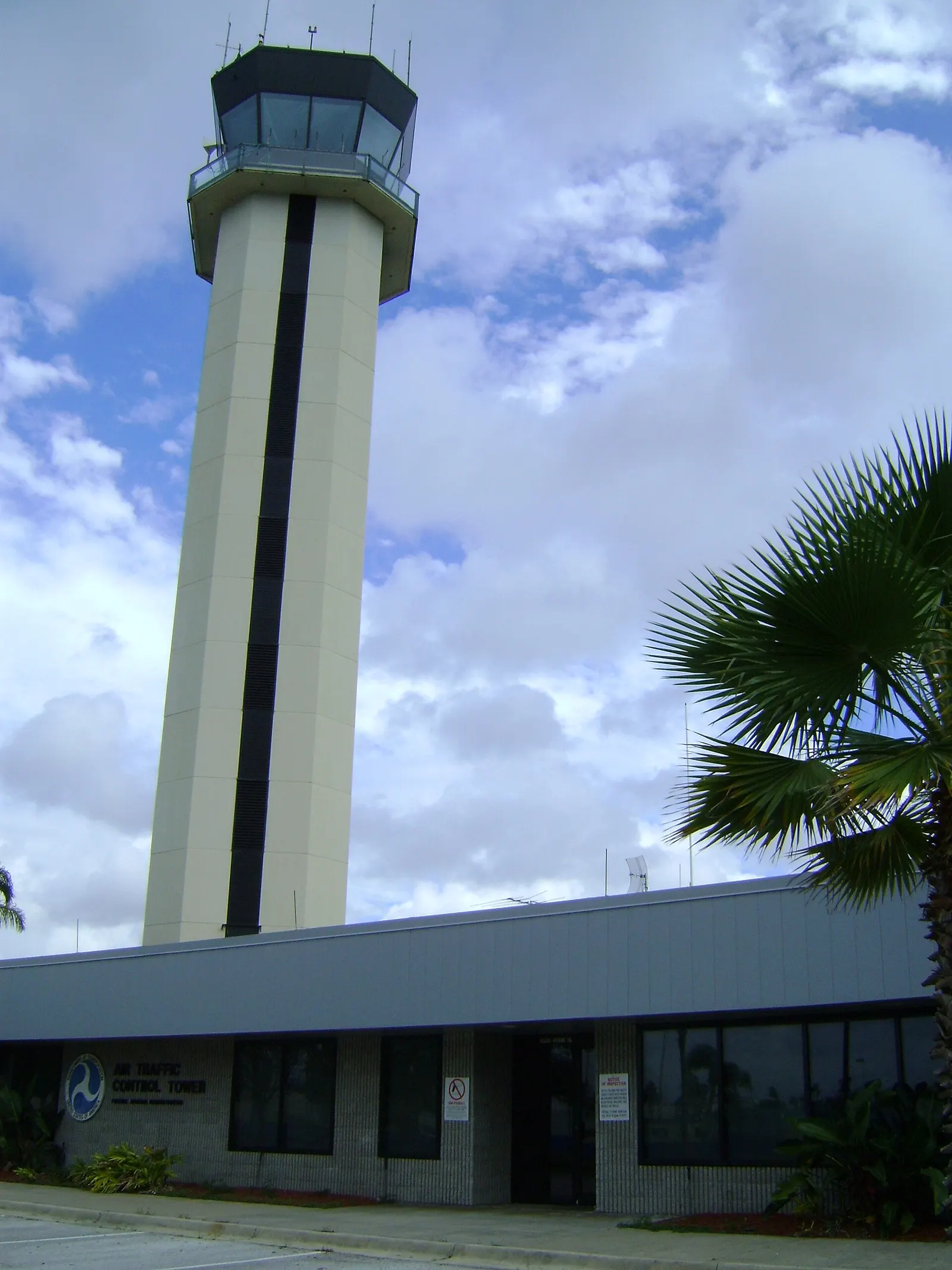 Civil air-traffic control tower at St. Pete–Clearwater International Airport