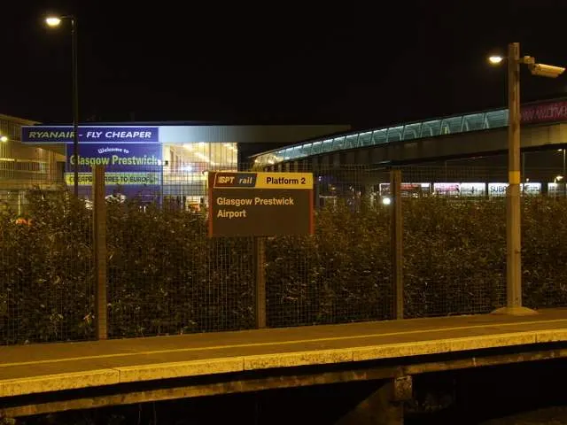 Glasgow Prestwick Airport railway station