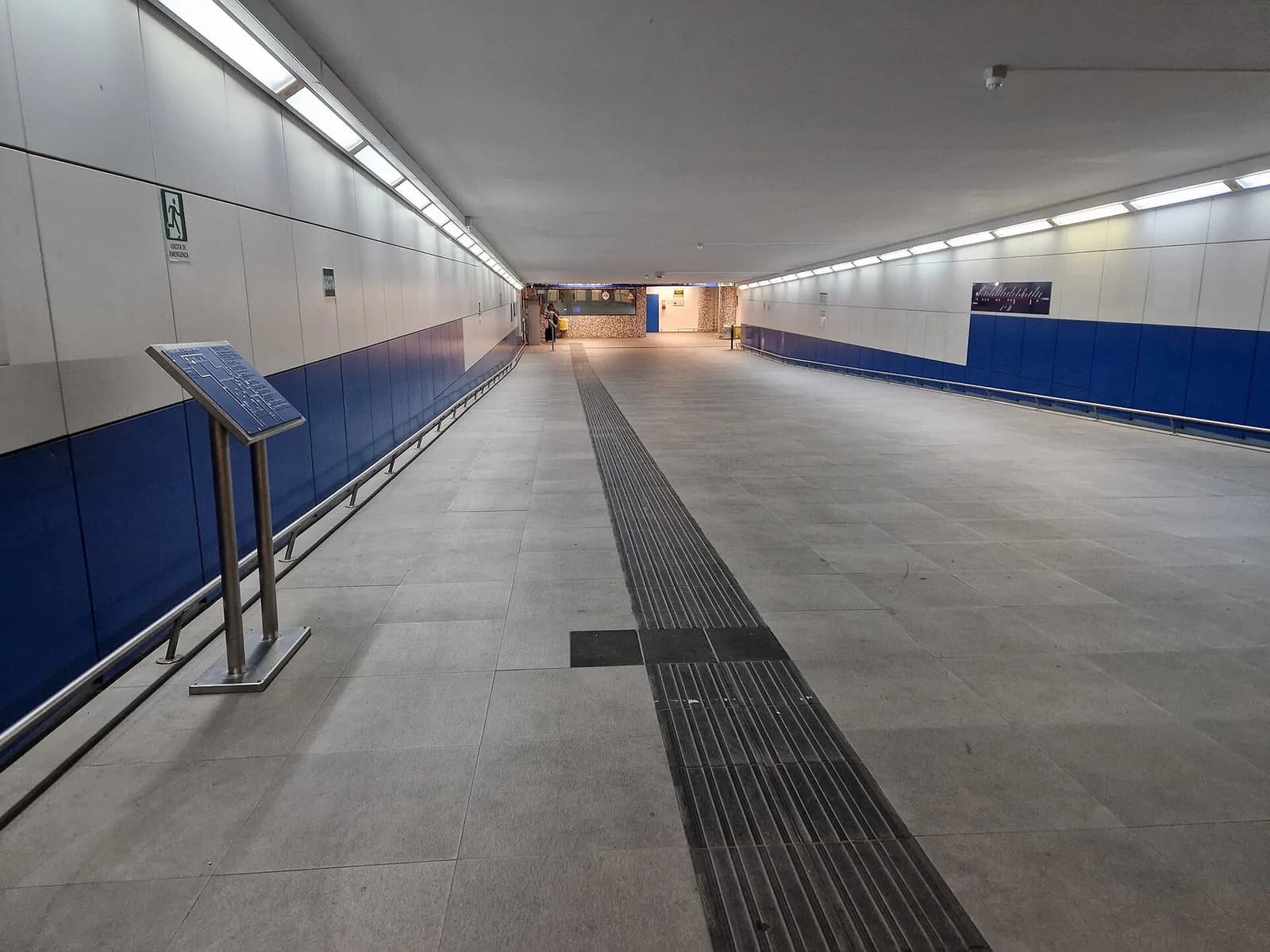 Entrance to Palermo Aeroporto railway station under the terminal