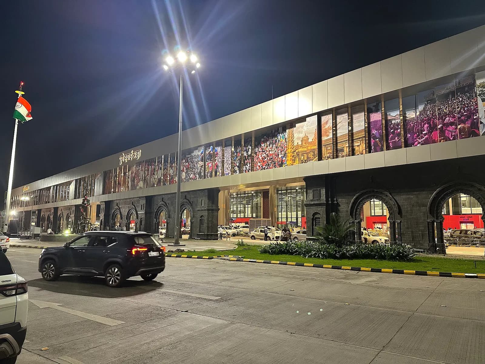 Front view of New Terminal of Pune Airport Lohegoan in 2025