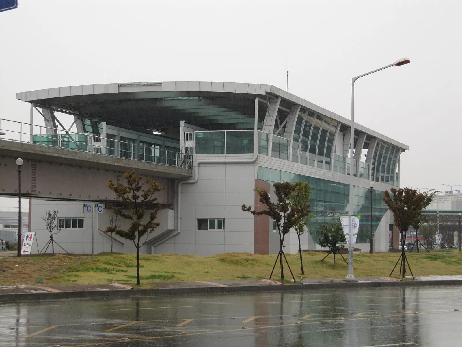 Gimhae Airport lightrail terminal (not yet opened in oct 2010)