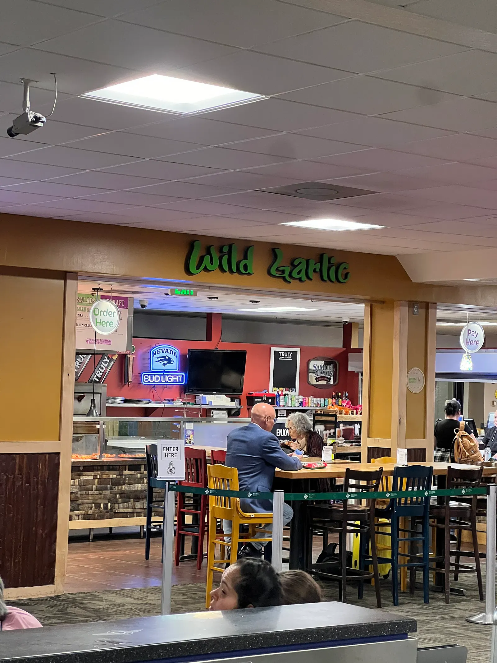 Wild Garlic restaurant on Concourse B at Reno-Tahoe International Airport