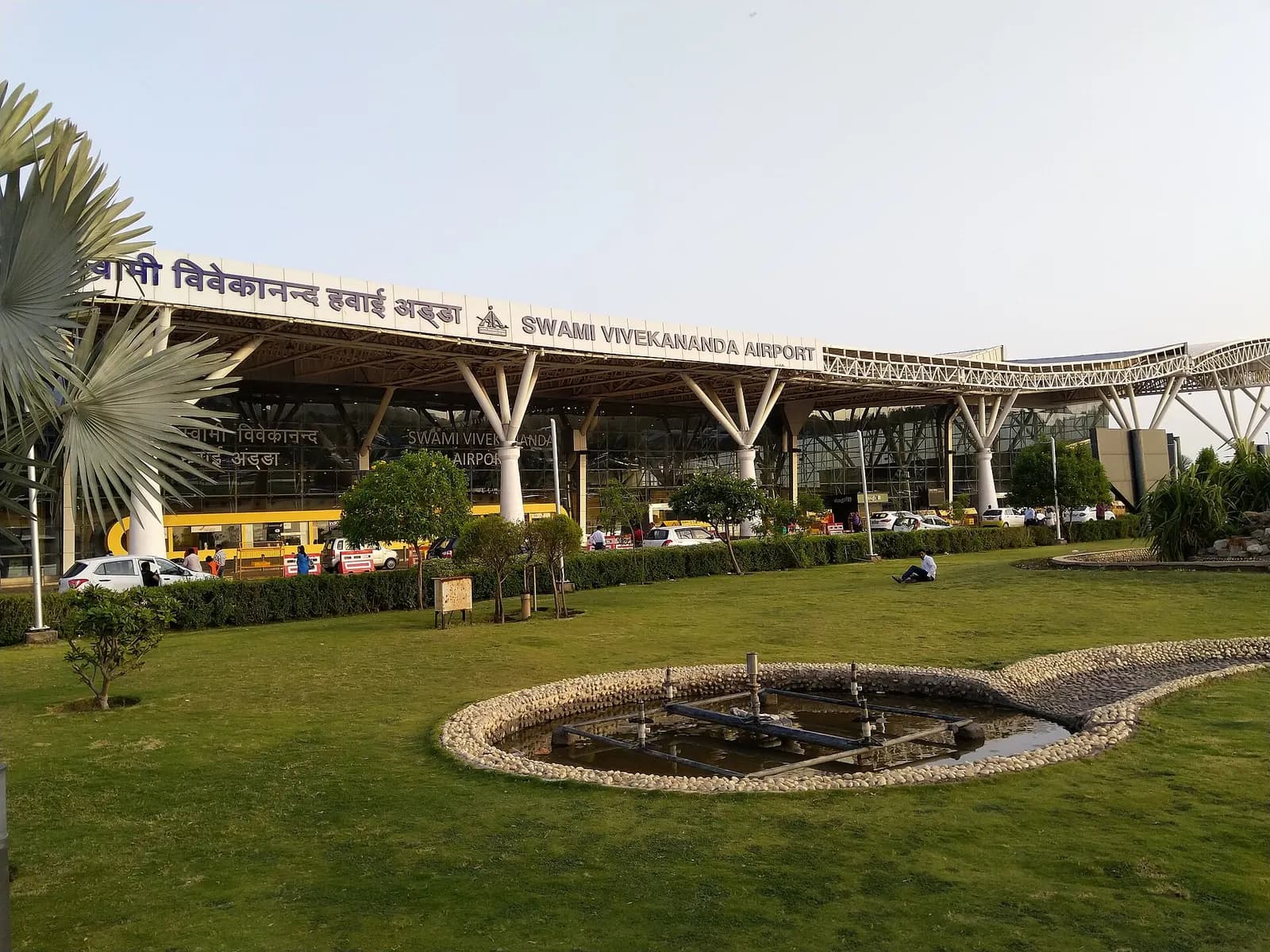 This is picture of Terminal of Swami Vivekananda Airport, Raipur