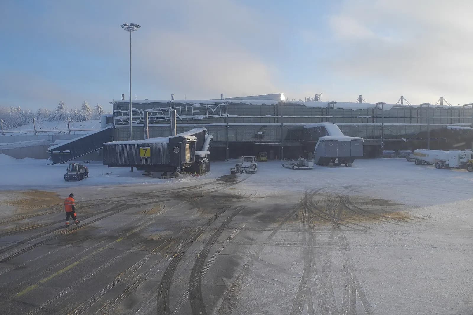 Terminal of Rovaniemi Airport