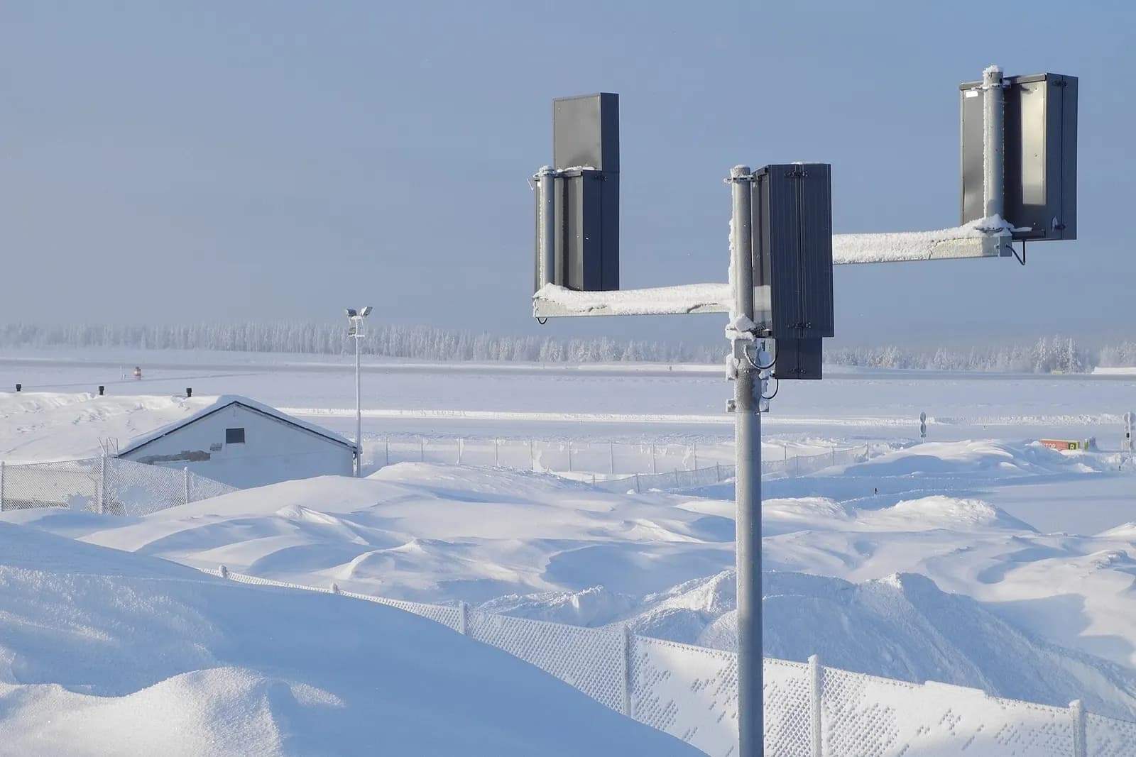 Rovaniemi Airport in winter