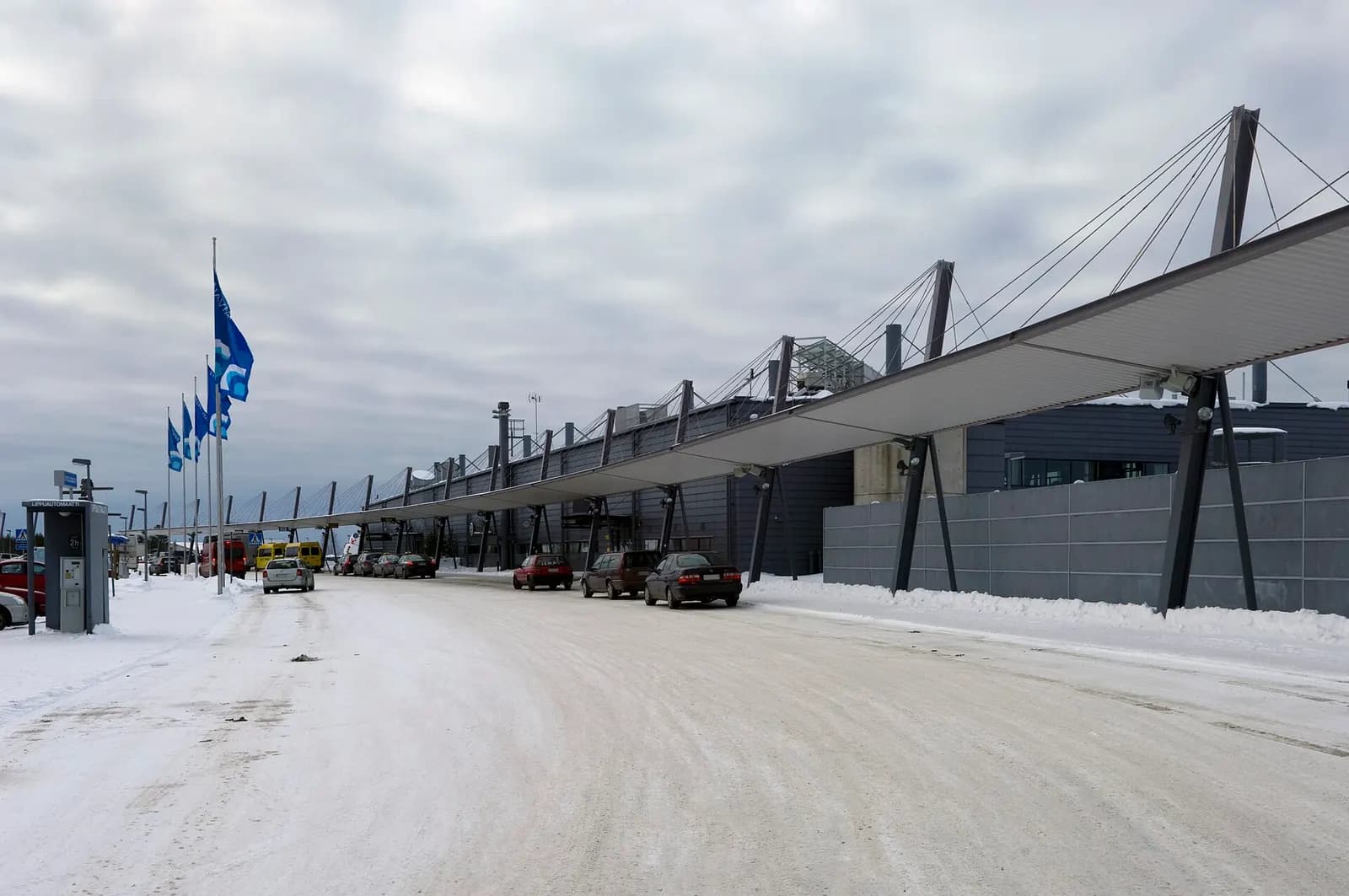 Rovaniemi Airport in Lapland , Finland .