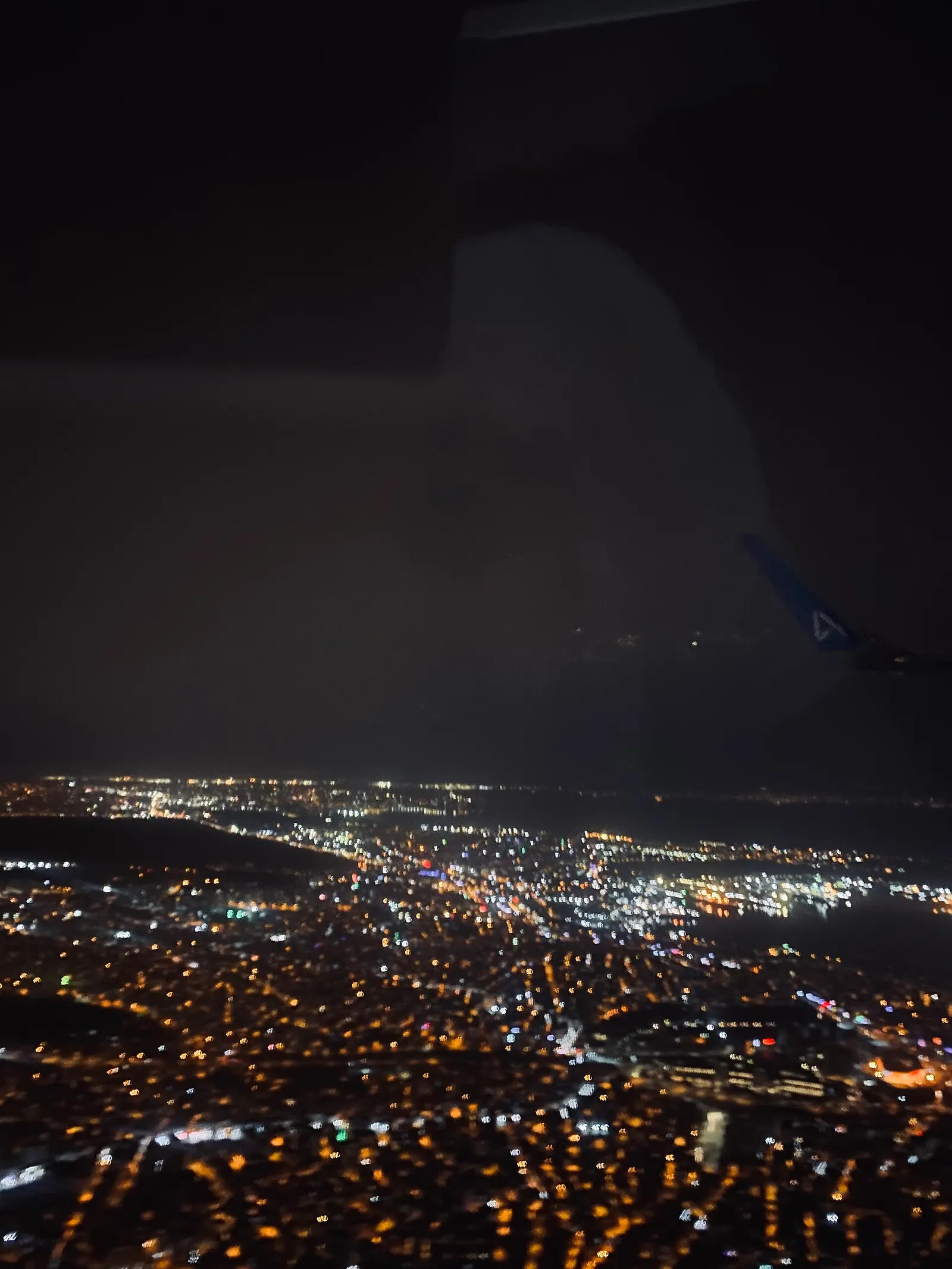 Bird's eye view of Tuzla from the AJet aircraft departing from Sabiha Gökçen International Airport.