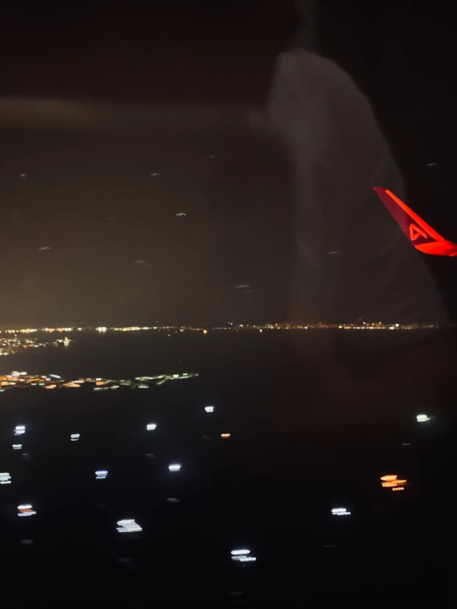 Bird's eye view of Tuzla from the AJet aircraft departing from Sabiha Gökçen International Airport.