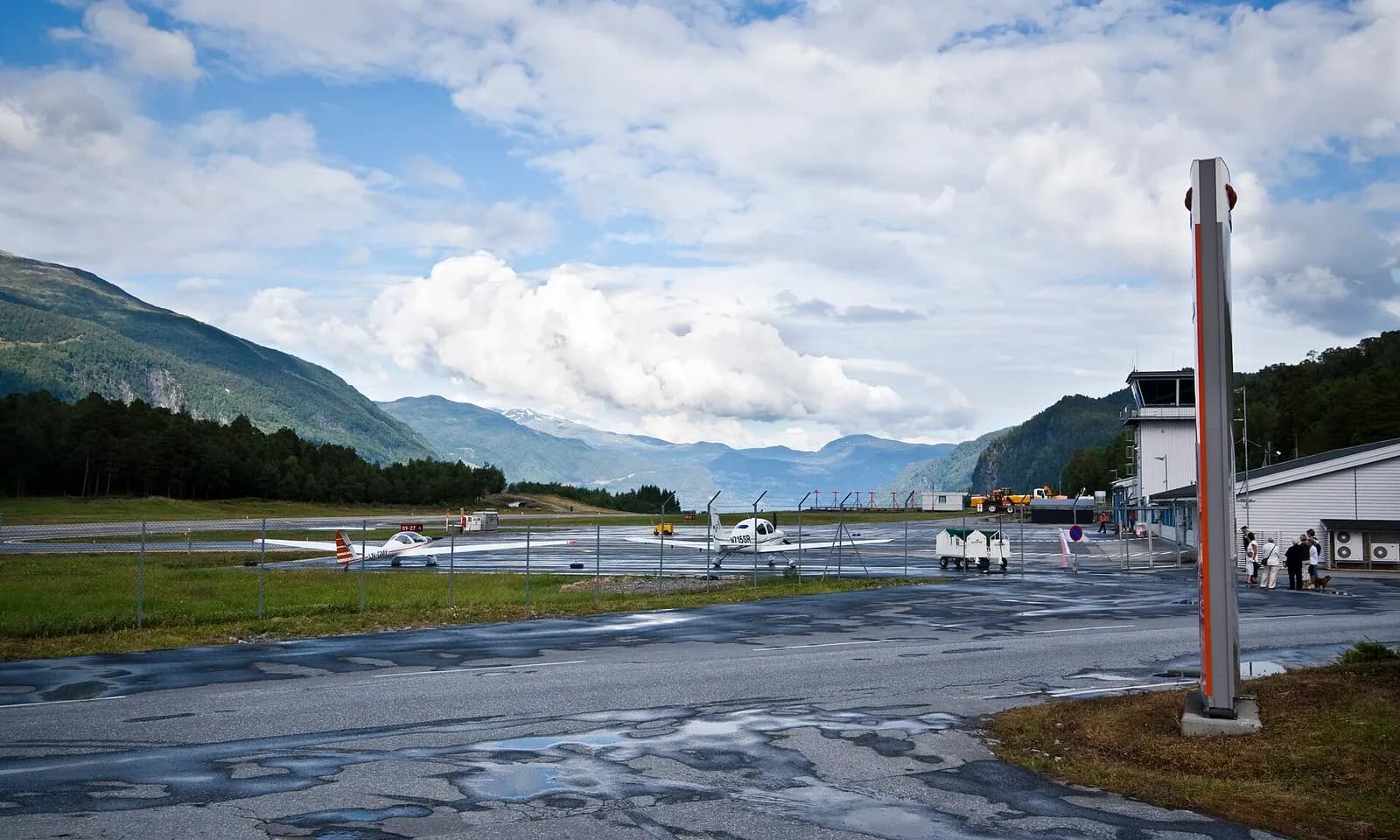 Sandane Aiport, Anda