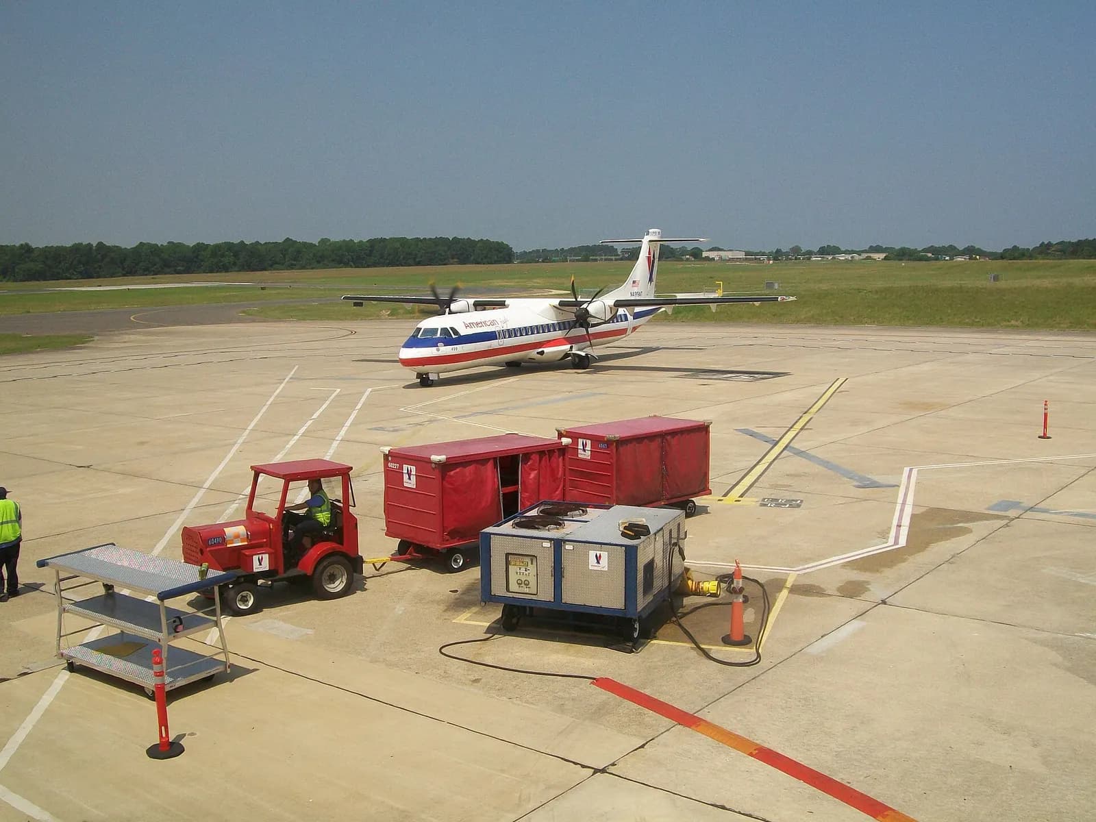 Historic January 2008 ramp view at Shreveport Regional Airport