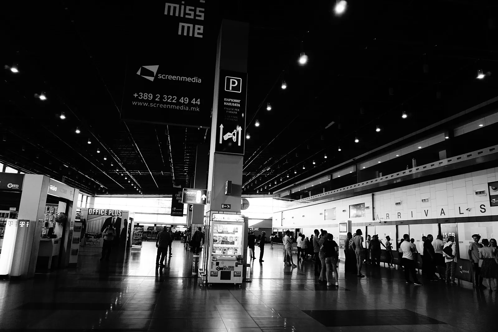 Skopje International Airport, Arrivals, Macedonia (SKP)