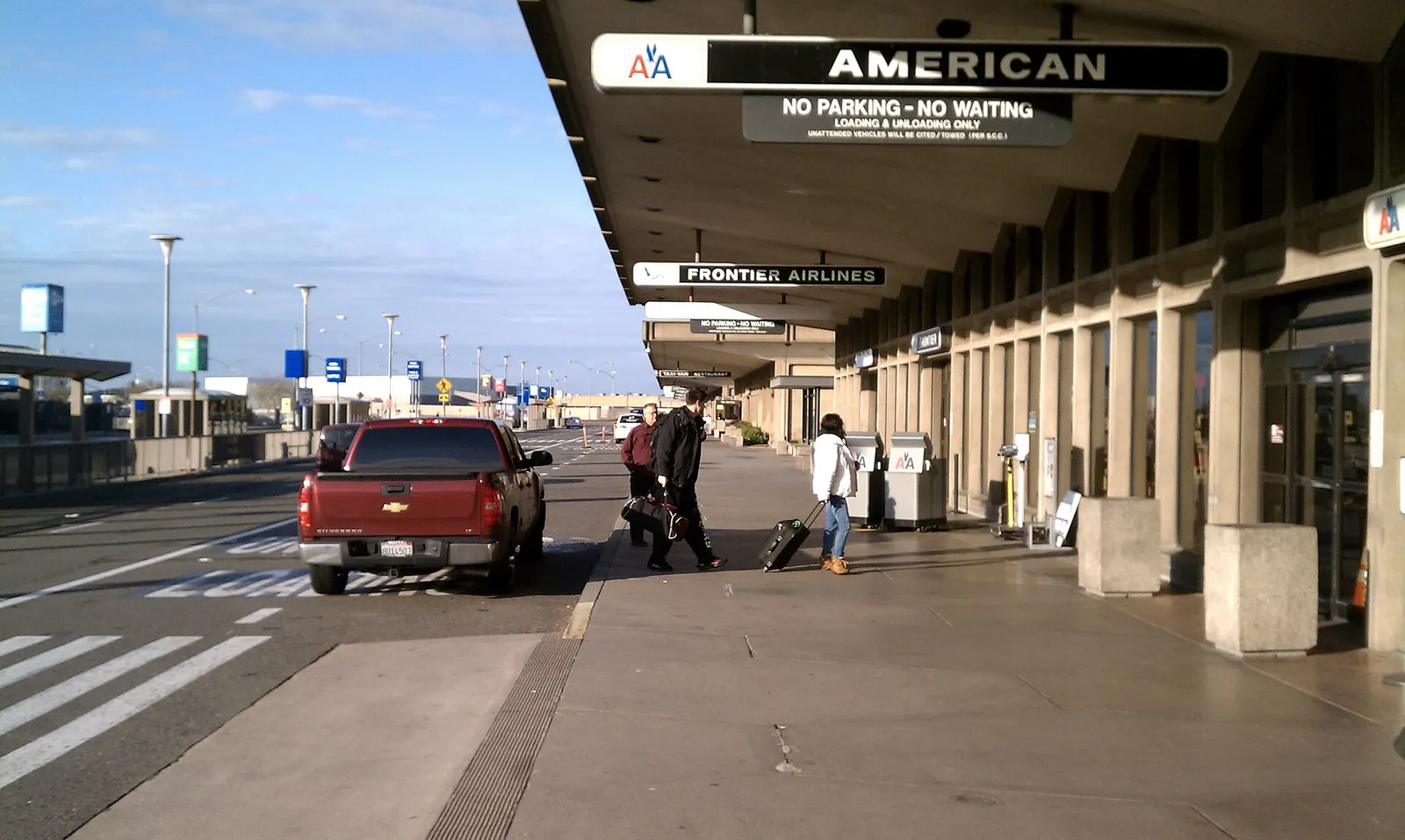 The former Terminal B at Sacramento International Airport, constructed in 1967. The replacement terminal B opened in October 2011