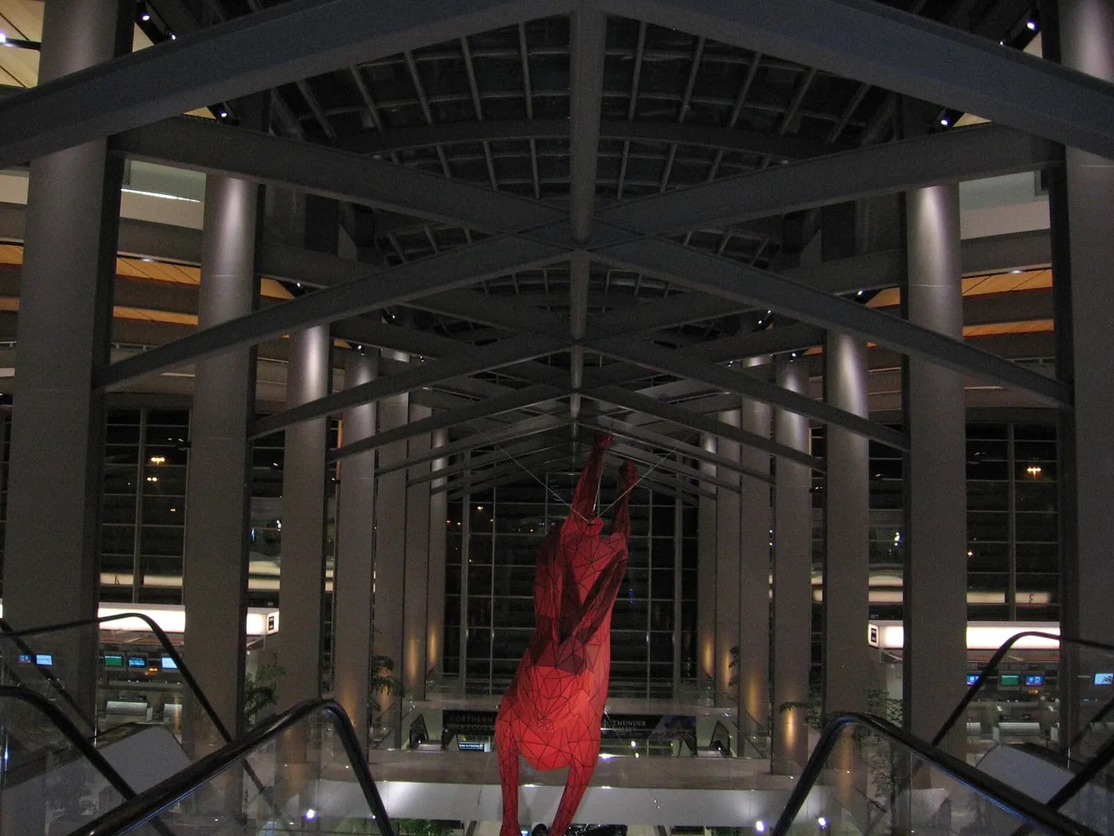 Interior of new Central Terminal B at the Sacramento International Airport in Sacramento County, California, USA.