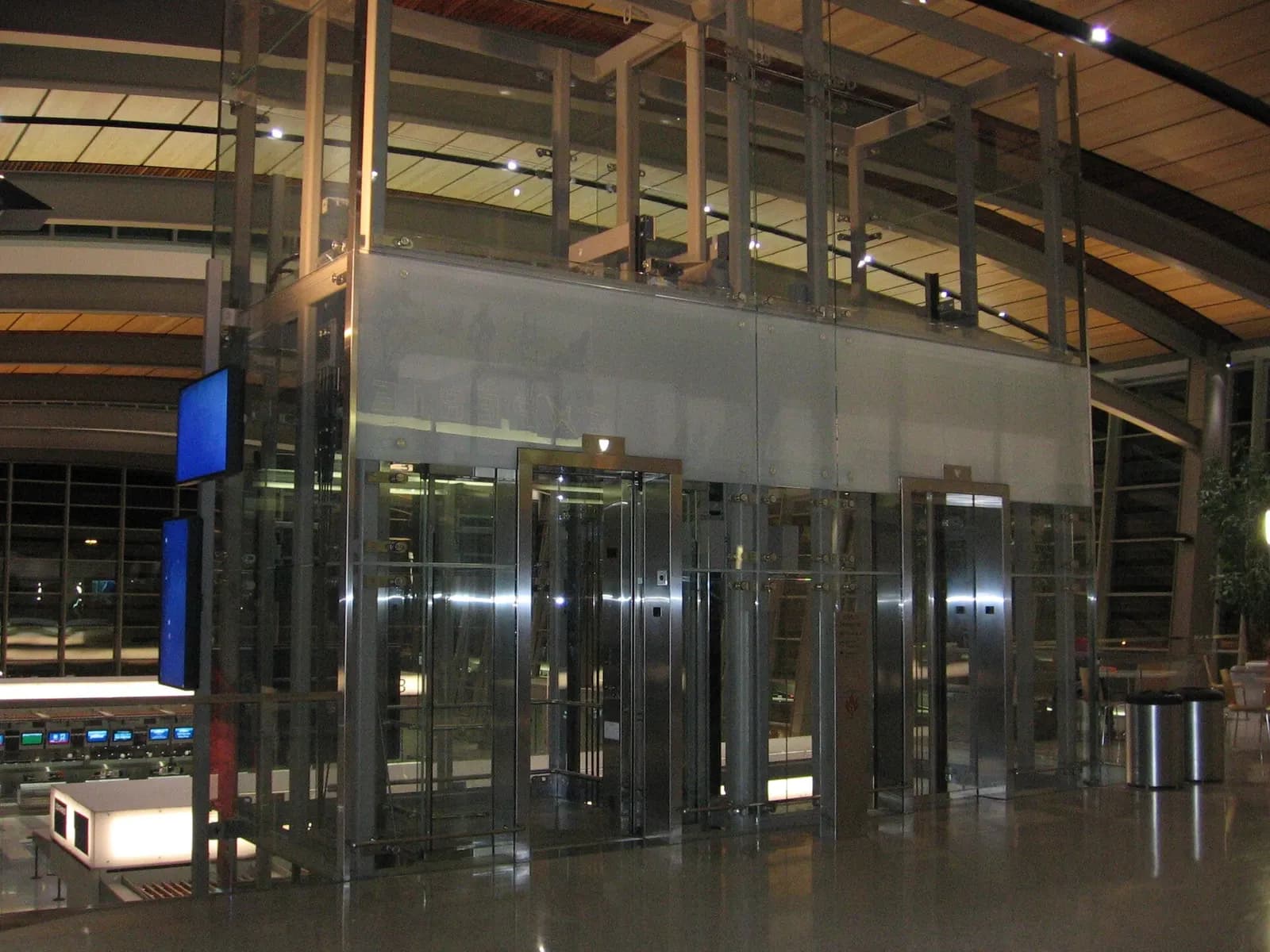 Interior of new Central Terminal B at the Sacramento International Airport in Sacramento County, California, USA.