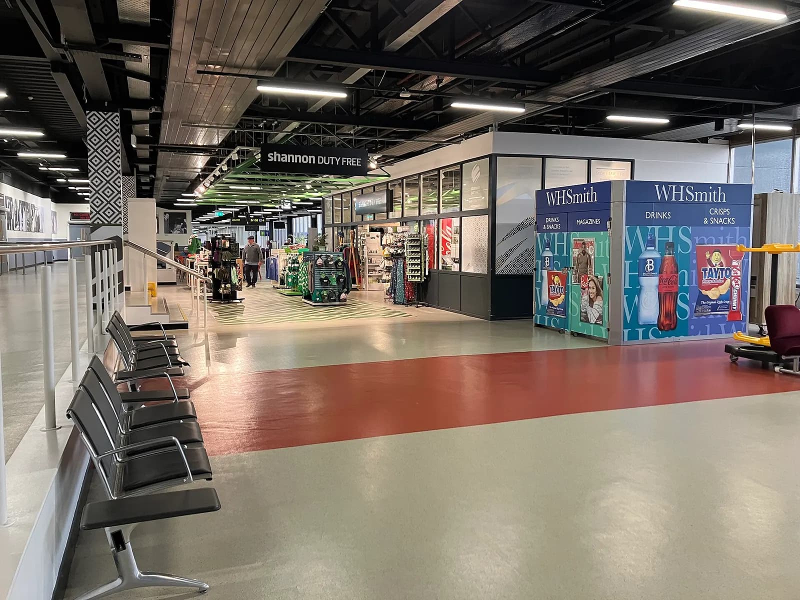 Shannon Airport airside departures after U.S. pre-clearance