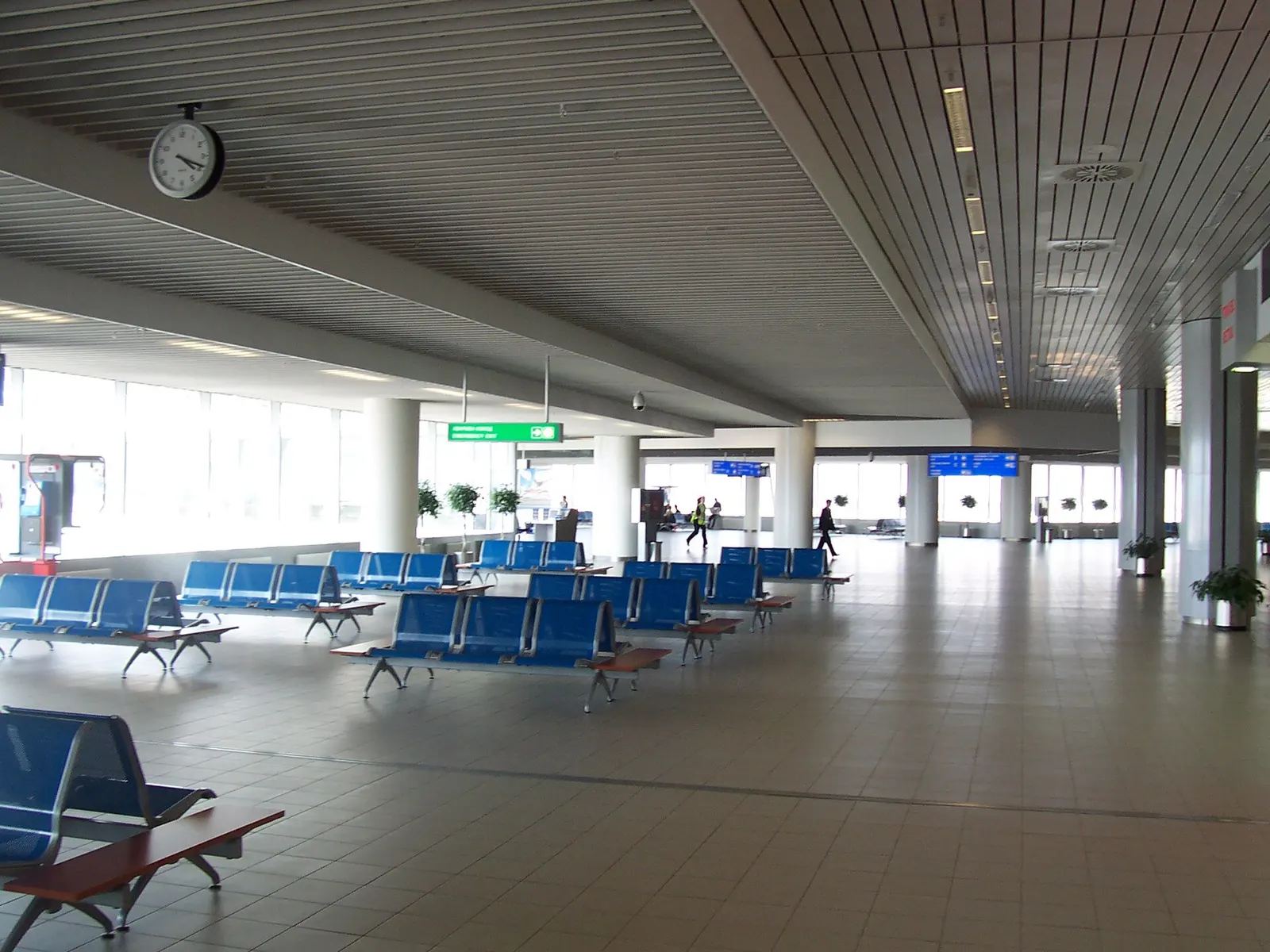 Waiting area inside Sofia Airport Terminal 2