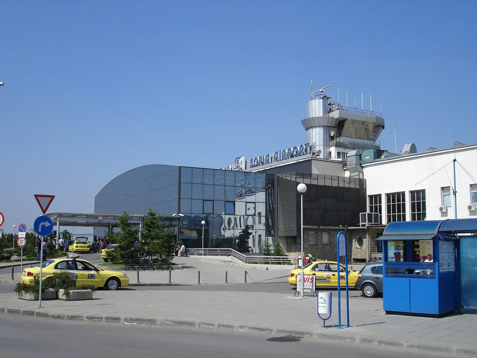 Exterior view of Sofia Airport