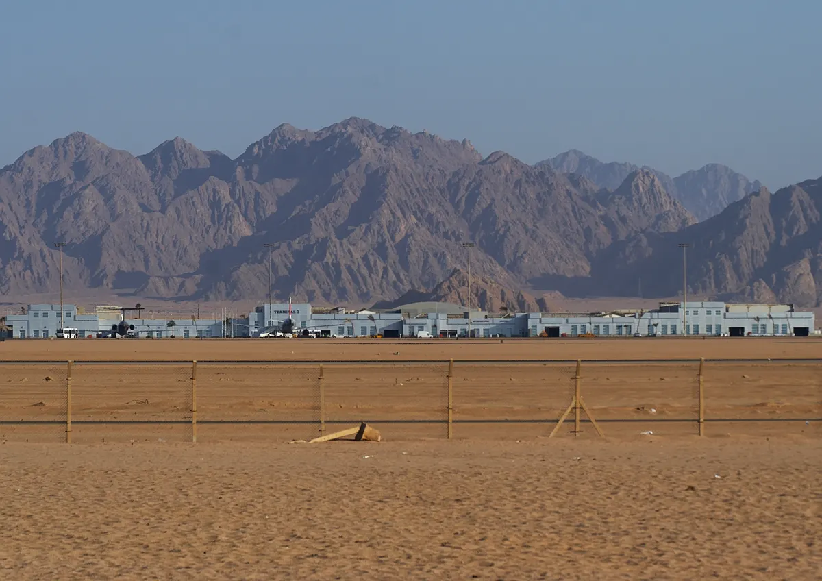 The old terminal (Terminal 2) of en:Sharm el-Sheikh International Airport