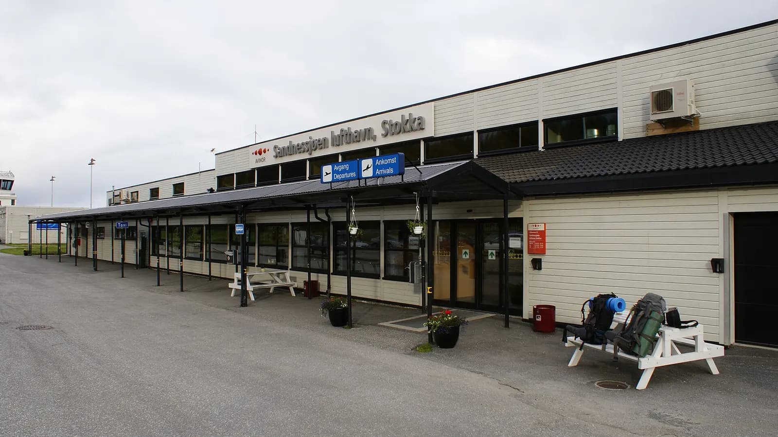 Sandnessjøen Airport, Alsten, Helgeland, Nordland, Norway.