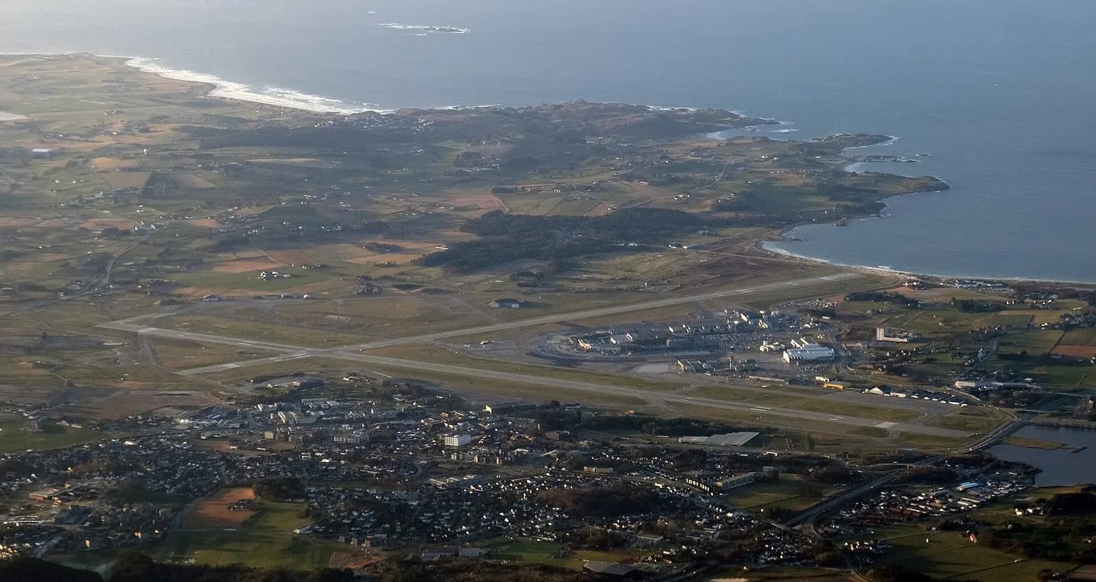 Stavanger Airport Sola passenger terminal exterior