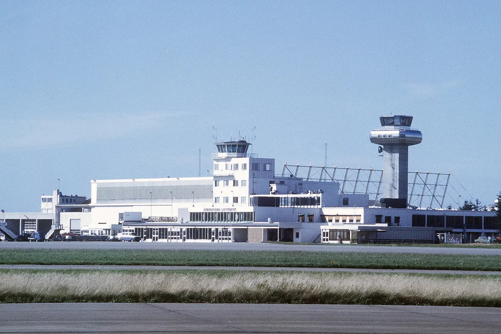 Control tower and terminal area at Stavanger Airport Sola