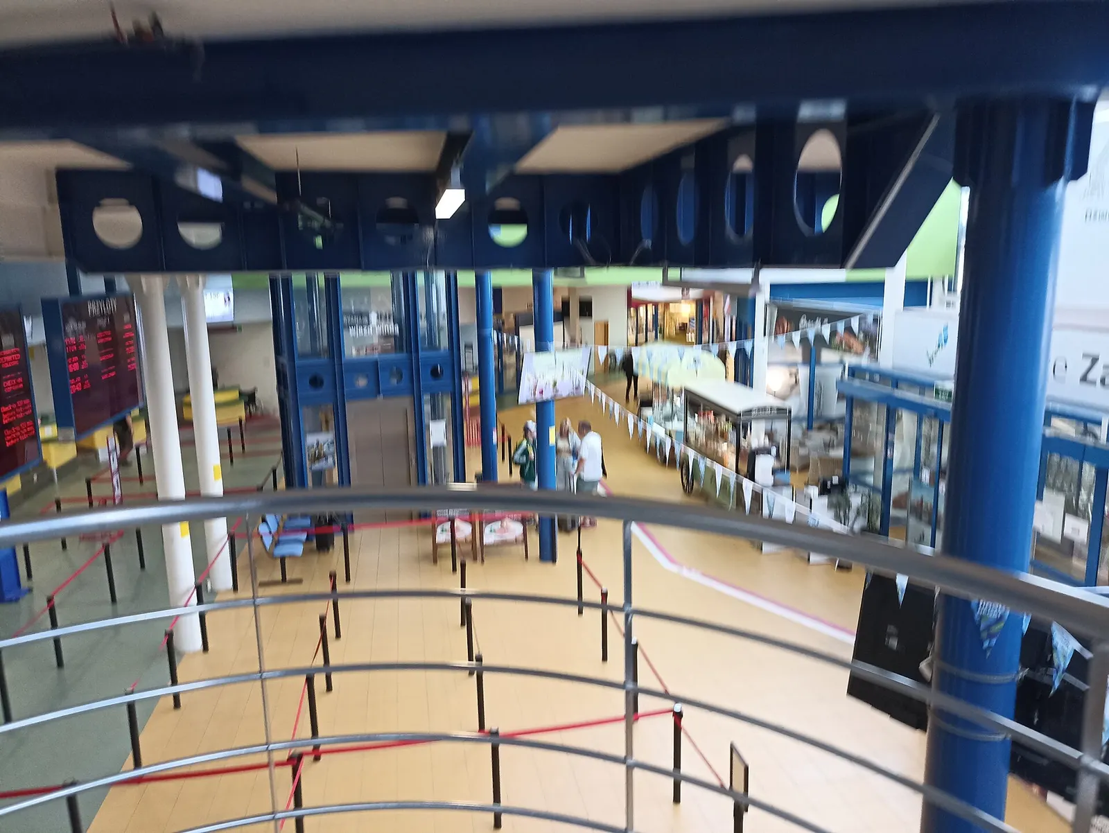 Passenger terminal interior check-in and hall at Solidarity Szczecin–Goleniów Airport
