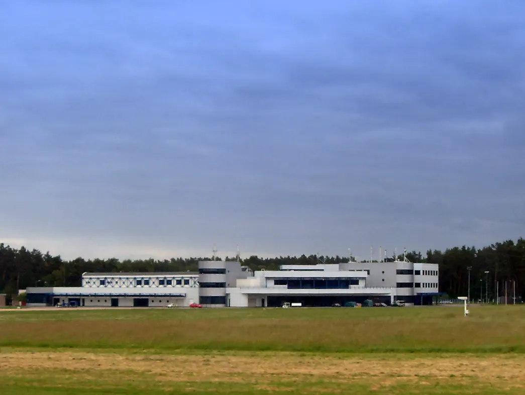 Exterior of the Szczecin–Goleniów Airport passenger terminal