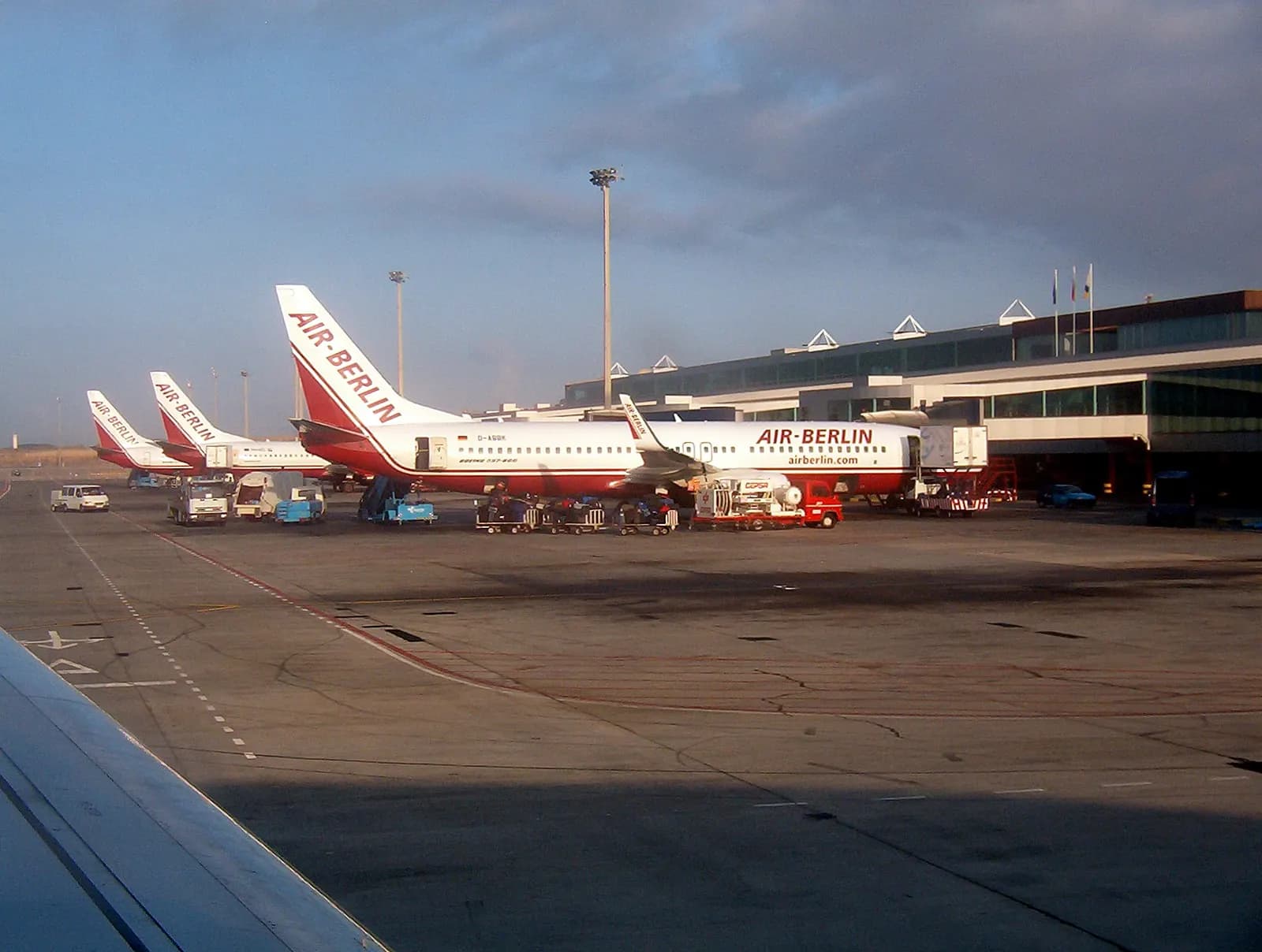 Another landside angle of the Tenerife South Reina Sofía terminal