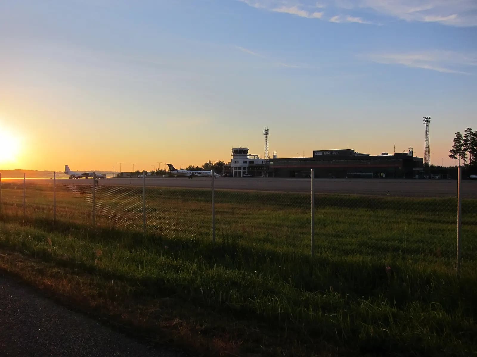 Turku Airport , Finland .