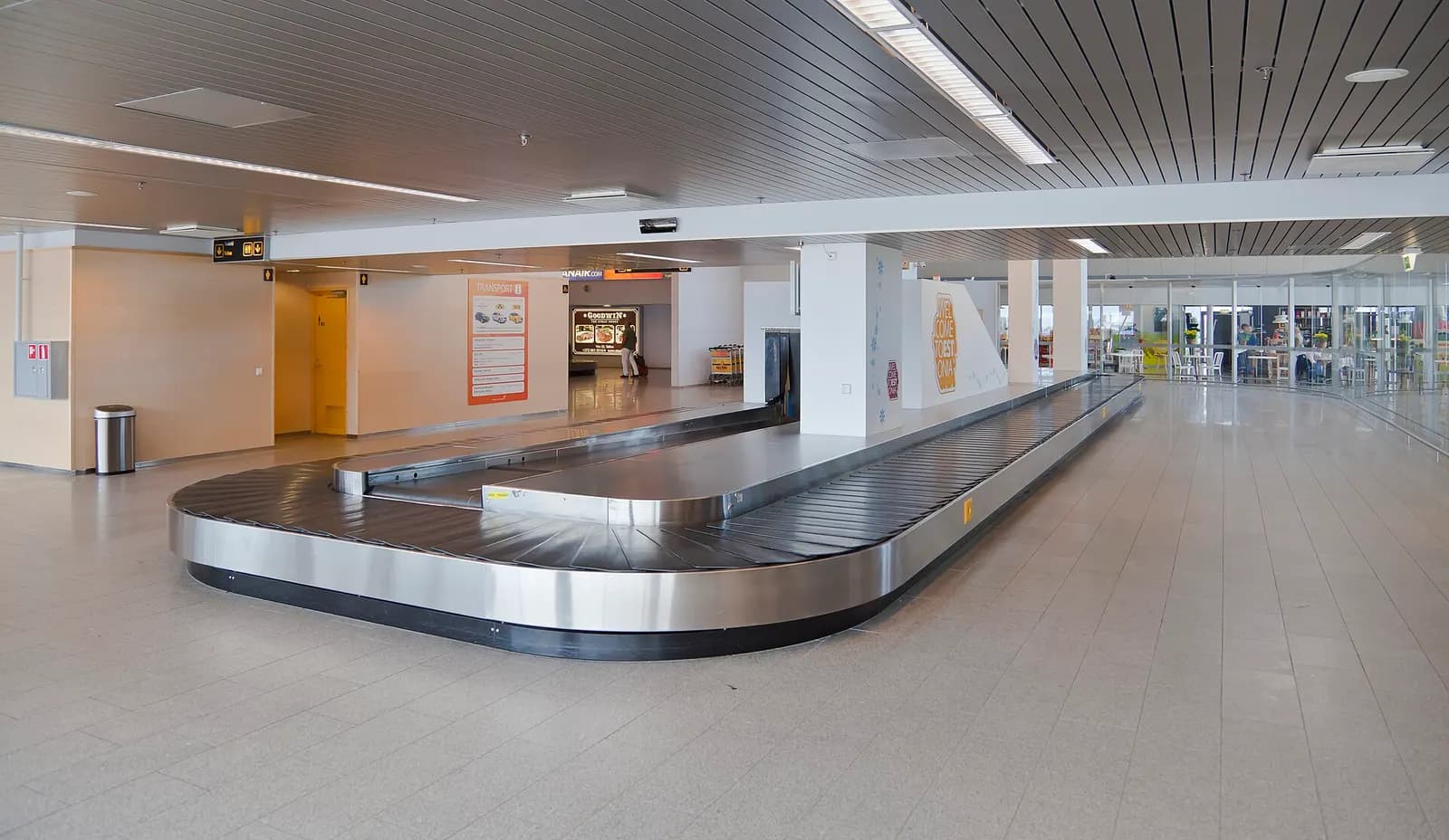 Exterior of Tallinn International Airport terminal building