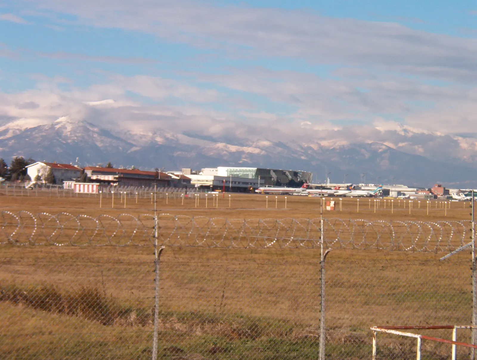 Apron and terminal area at Aeroporto di Caselle