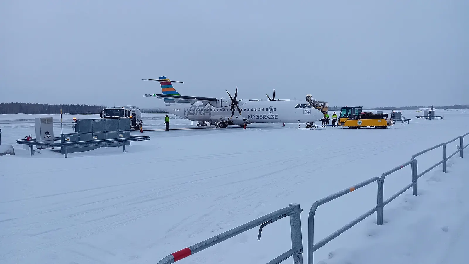 BRA na letišti Umeå