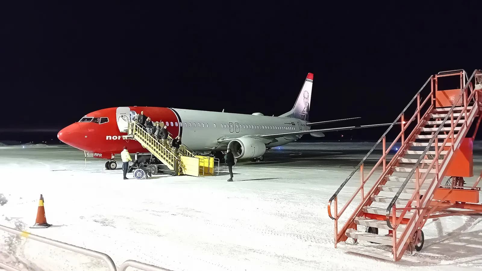 Norwegian na letišti Umeå