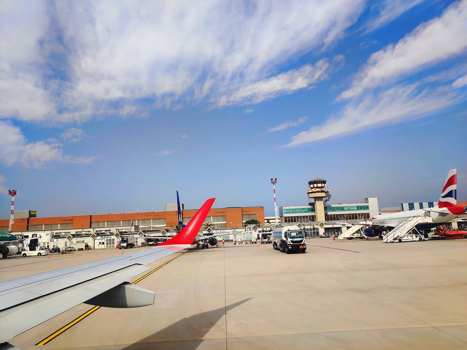 Venice, italy. Marco Polo Airport.