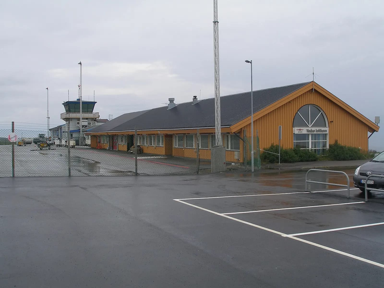 Vadsø Airport terminal and control tower