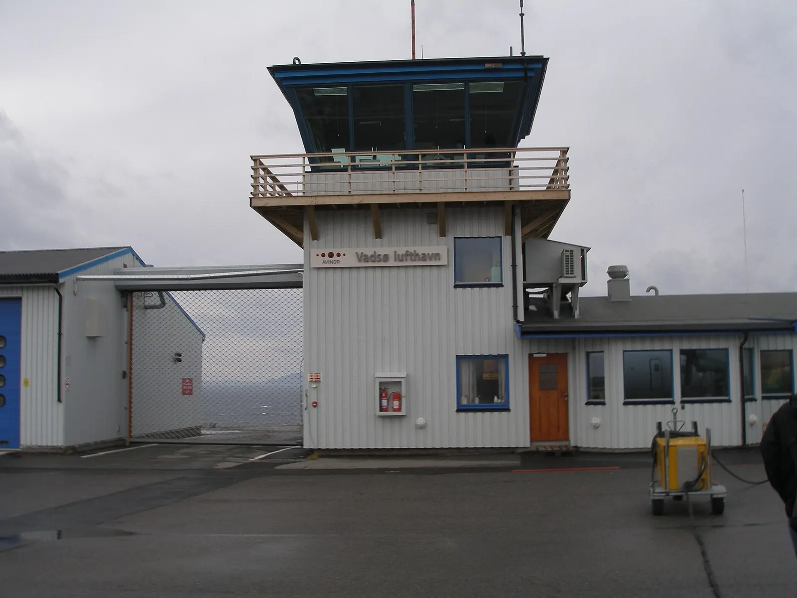 The control tower at Vadsø Airport, Norway