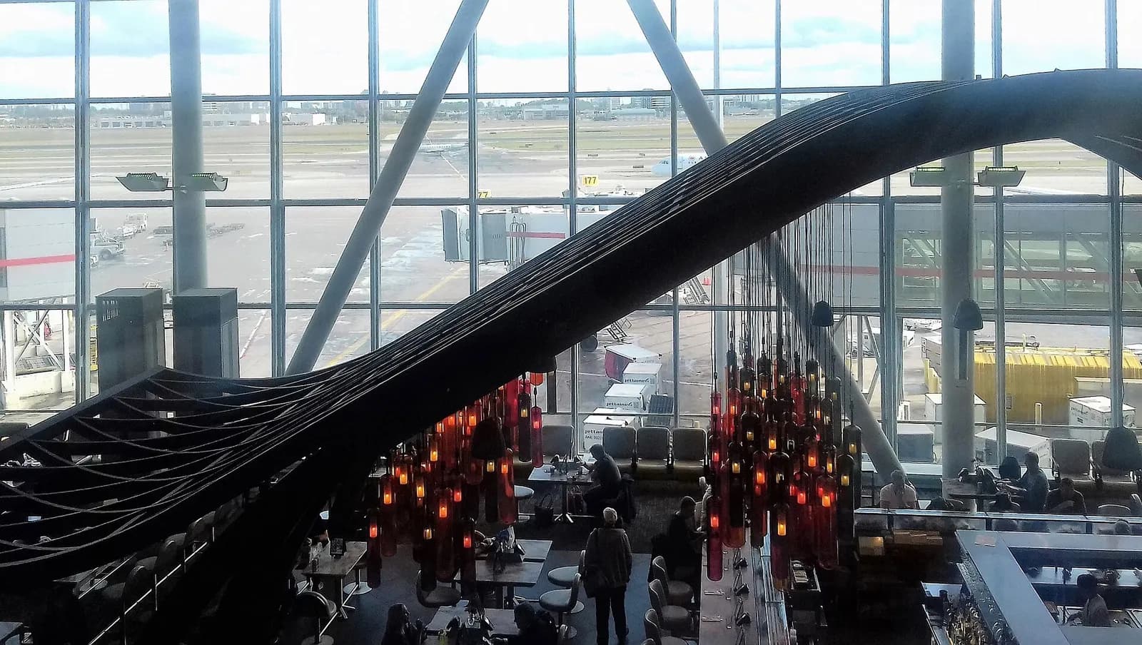 Interior of Montréal-Pierre Elliott Trudeau International Airport