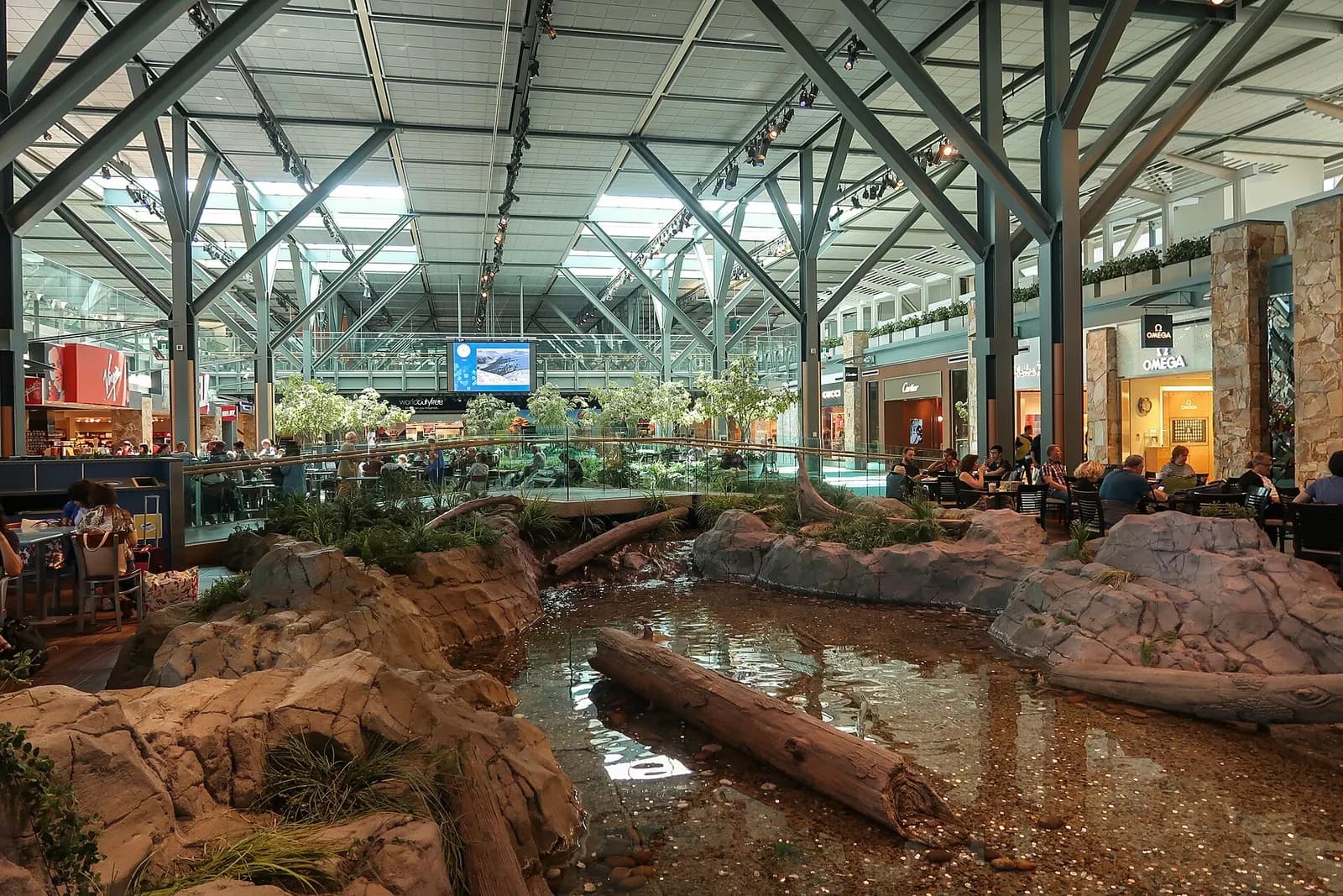 Interior of Vancouver International Airport