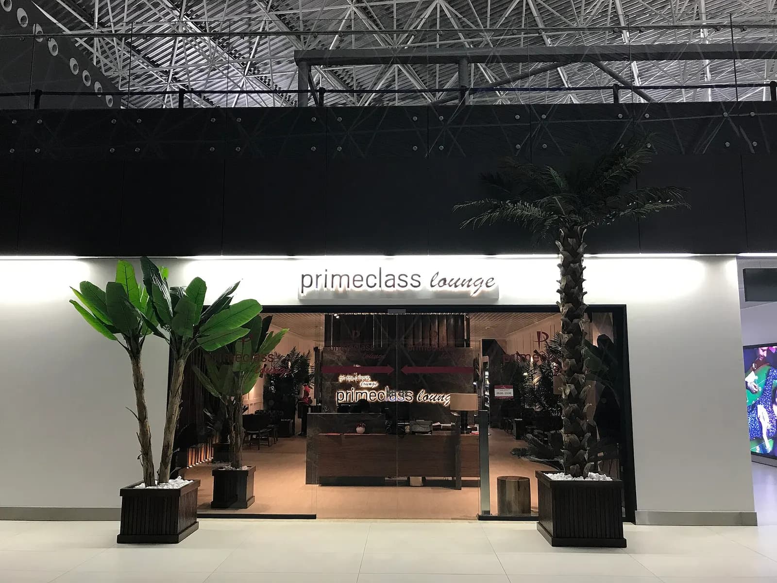The interior of Franjo Tuđman Airport in Zagreb in May 2017.
